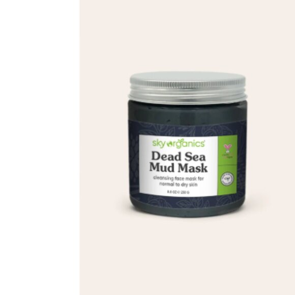 NEW - Sky Organics Dead Sea Mud Mask to Deeply Cleanse Face, 8.8 oz - Picture 1 of 5